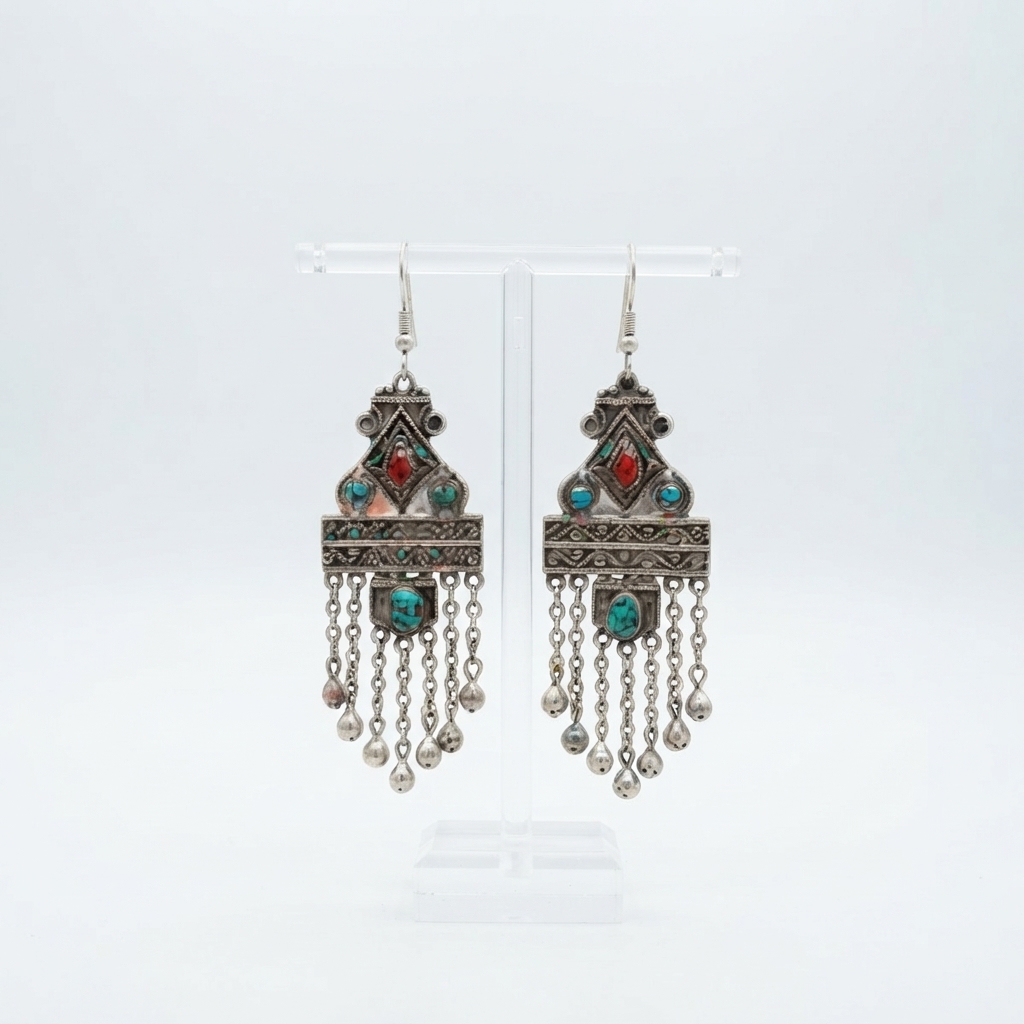 Boucles d'oreilles en argent