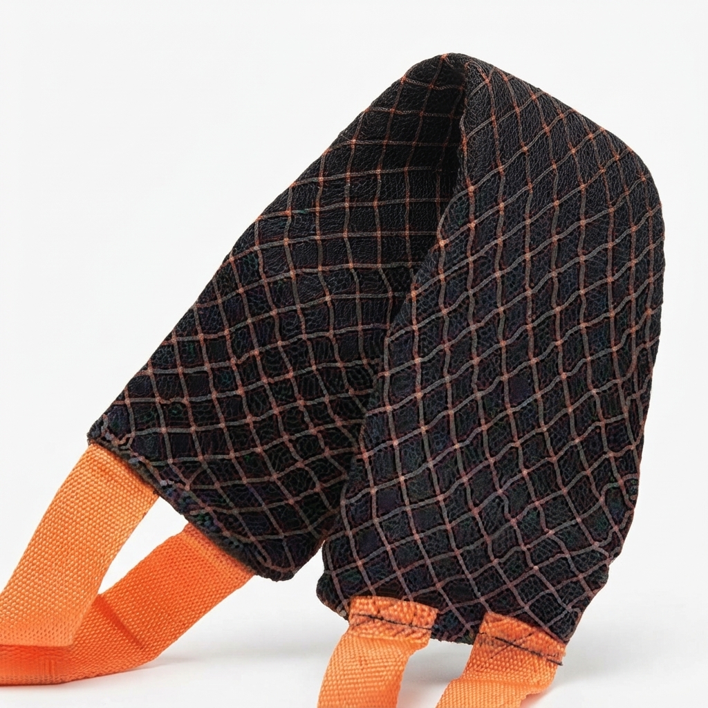 Manchons en tissu avec motif quadrillé