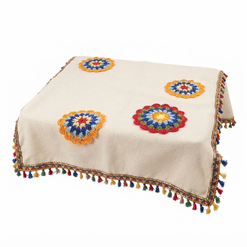 Nappe Artisanale Brodée