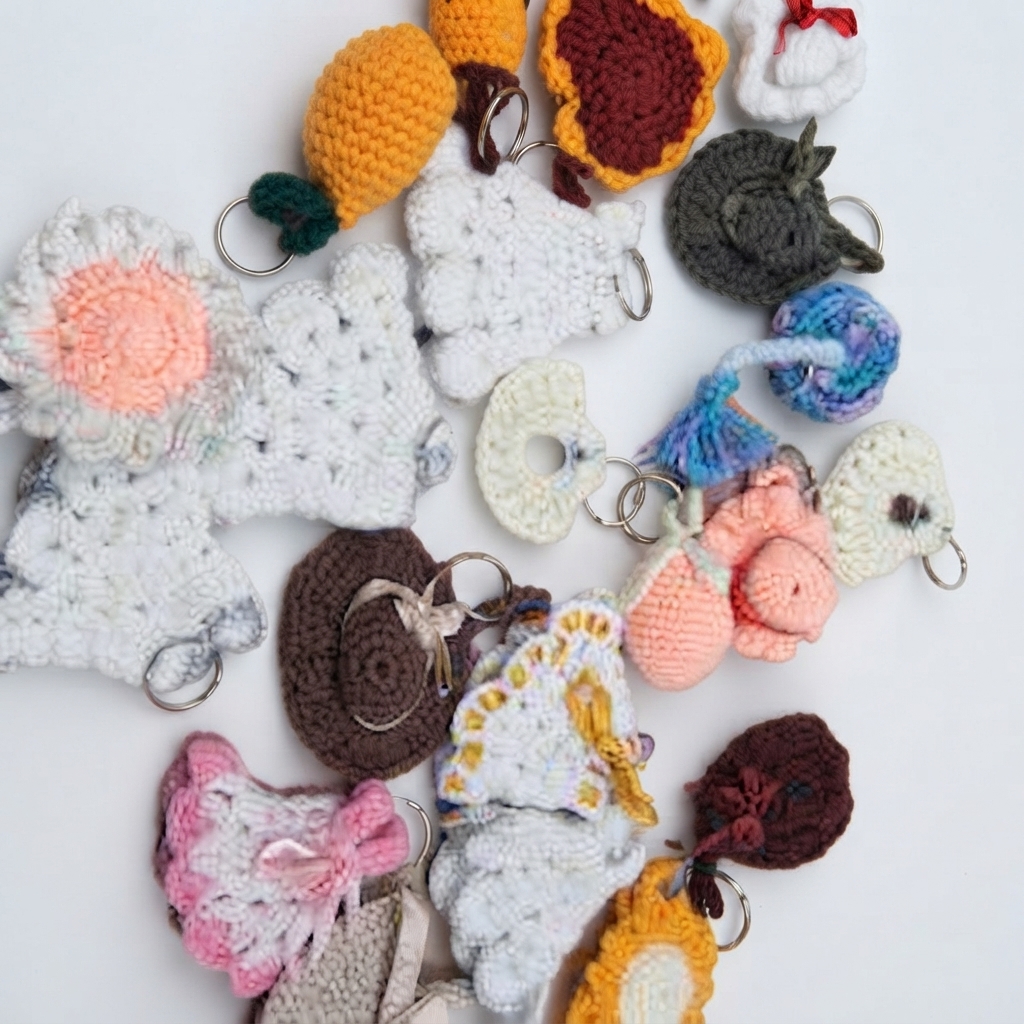 Porte-clés Artisanaux en Crochet