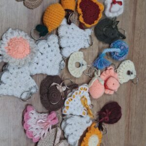 Porte-clés Artisanaux en Crochet