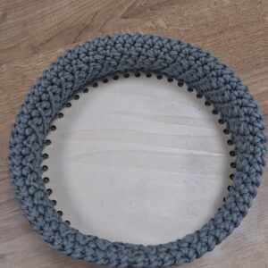 Panier Rond en Crochet