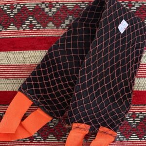 Manchons en tissu avec motif quadrillé