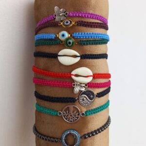 Bracelets Macramé Étoile & Symboles