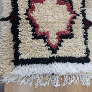 un tapis de style Boucherouite