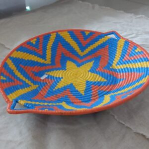 Panier en osier tissé main