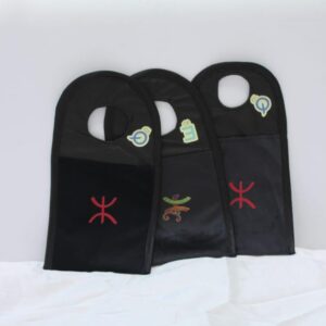 Sac de voiture artisanal – Motif amazigh
