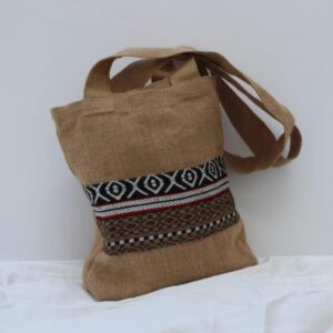 Sac en toile de jute fait main