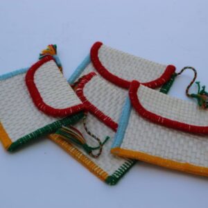 Pochette artisanale tissée à la main