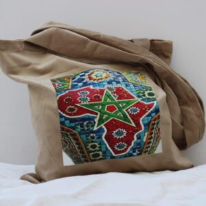 Sac cabas artisanal – Motif Maroc
