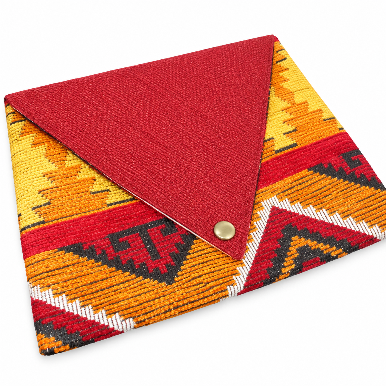Pochette artisanale en tissu