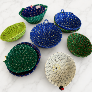 Paniers Artisanaux Tressés – Rangement Déco Éco-Responsable