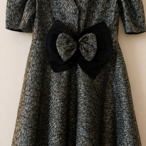 Robe de Cérémonie Fille « Étoile Argentée » – Chic & Effet Couture