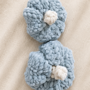 Citrouilles Décoratives en Crochet Velours – Douceur Cosy & Design Cocooning