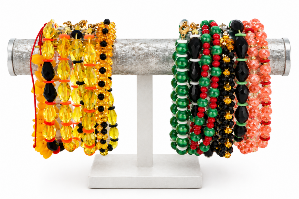 Collection Bracelets de Créateur « Éclat & Lumière » – Modèles Perlés Faits Main