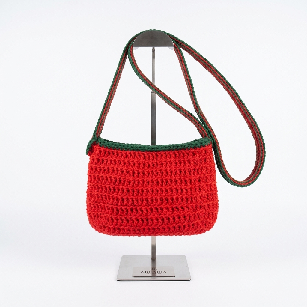 Sac artisanal crocheté
