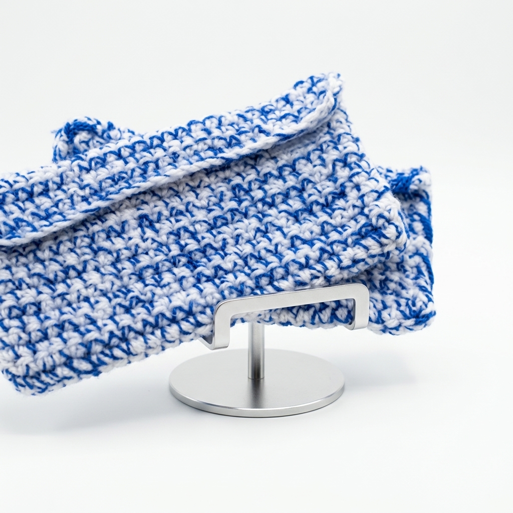 Étui artisanal en crochet