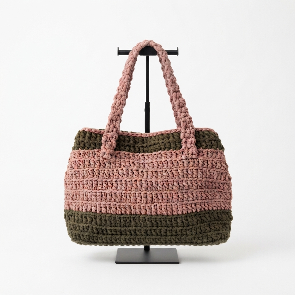 Sac artisanal crocheté