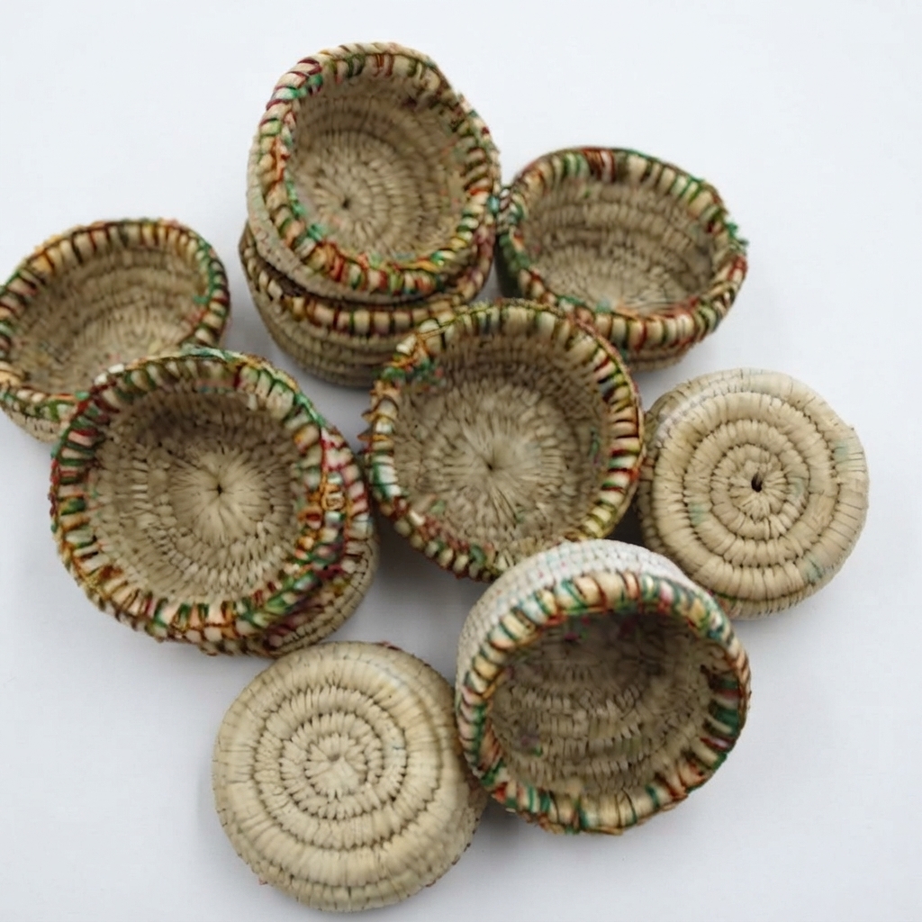 Mini-Paniers et Boîtes à Épices en Doum