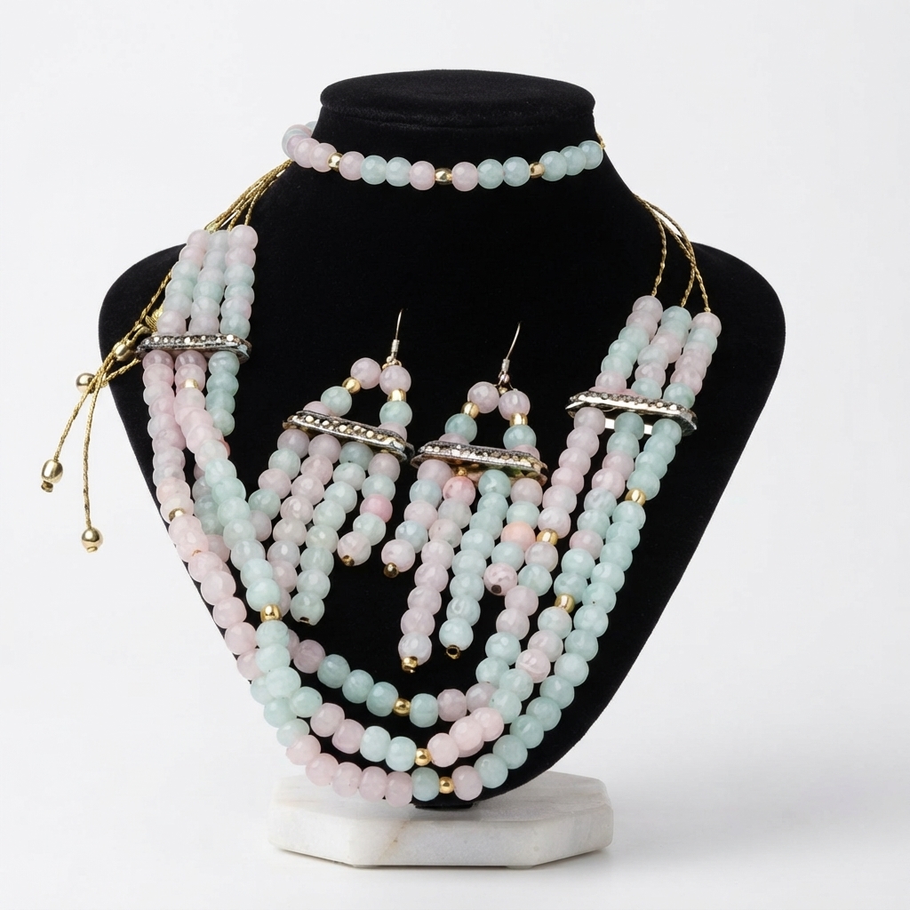 Ensemble de bijoux artisanaux