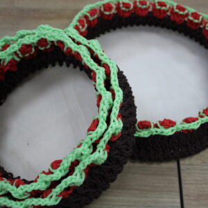 Ensemble de paniers plats décoratifs 