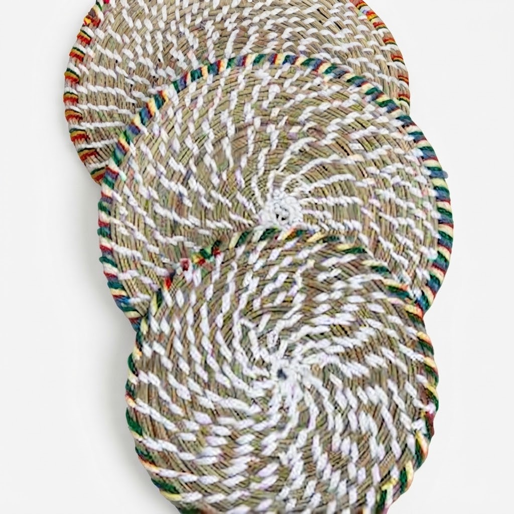 Sous-Verres / Sets de Table Artisanaux Tissés à la Main