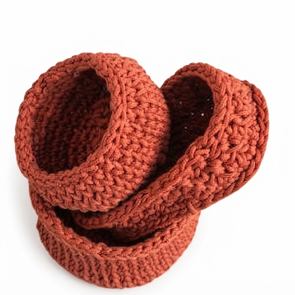 Trois paniers artisanaux