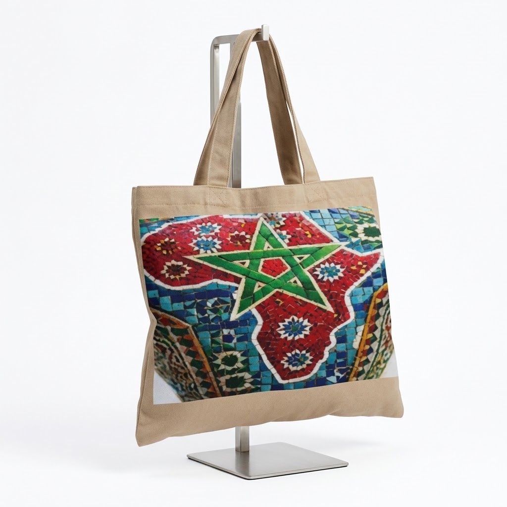 Sac cabas artisanal – Motif Maroc