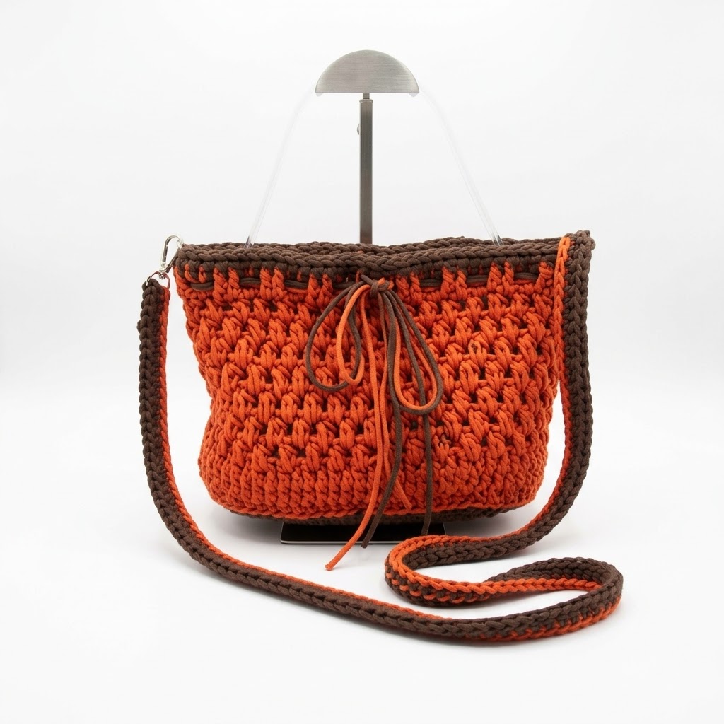 sac artisanal crocheté