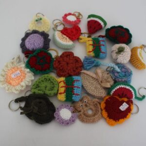 Collection de Porte-Clés Artisanaux en Crochet