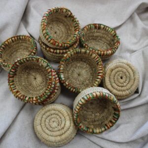 Mini-Paniers et Boîtes à Épices en Doum