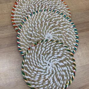 Sous-Verres / Sets de Table Artisanaux Tissés à la Main