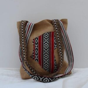 Sac cabas artisanal en toile de jute