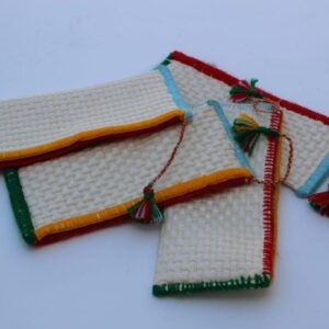 Pochette artisanale tissée à la main
